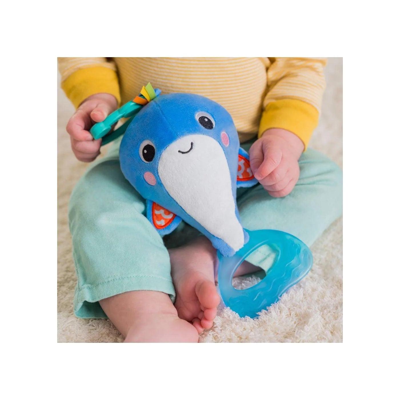 Bright Starts Whale a Roo Pull & Shake Activity Toy for Babies - Interactive Learning Toy with Lights & Sounds - Perfect for Crawling, Tummy Time & Early Development Play