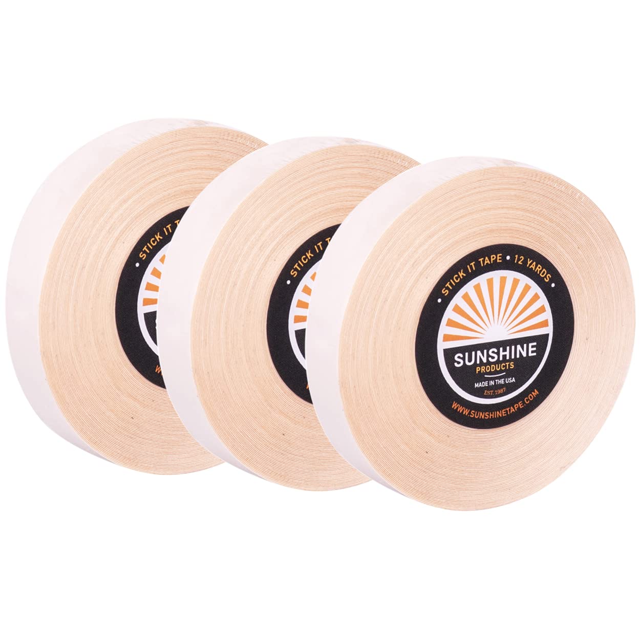3 Pack Double Sided Medical Grade Wig Tape - 1/2