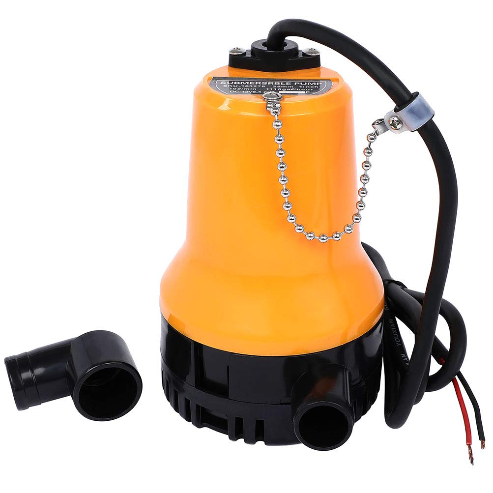 CCIYU 1620GPH 5M Submersible Sump Pump for Sewage, Agricultural Irrigation & Dirty Water - Portable Electric Water Pump for Basement Flooding, Pond Drainage & Farm Use
