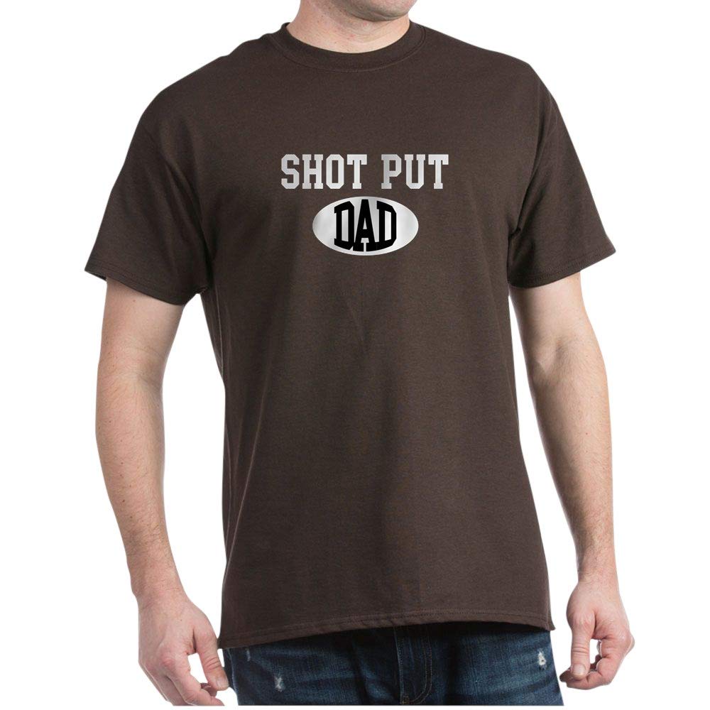 Shot Put Dad Graphic T-Shirt - Dark Color - Funny Sports Apparel for Dads - Perfect for Track & Field Events, Father's Day Gifts & Casual Wear
