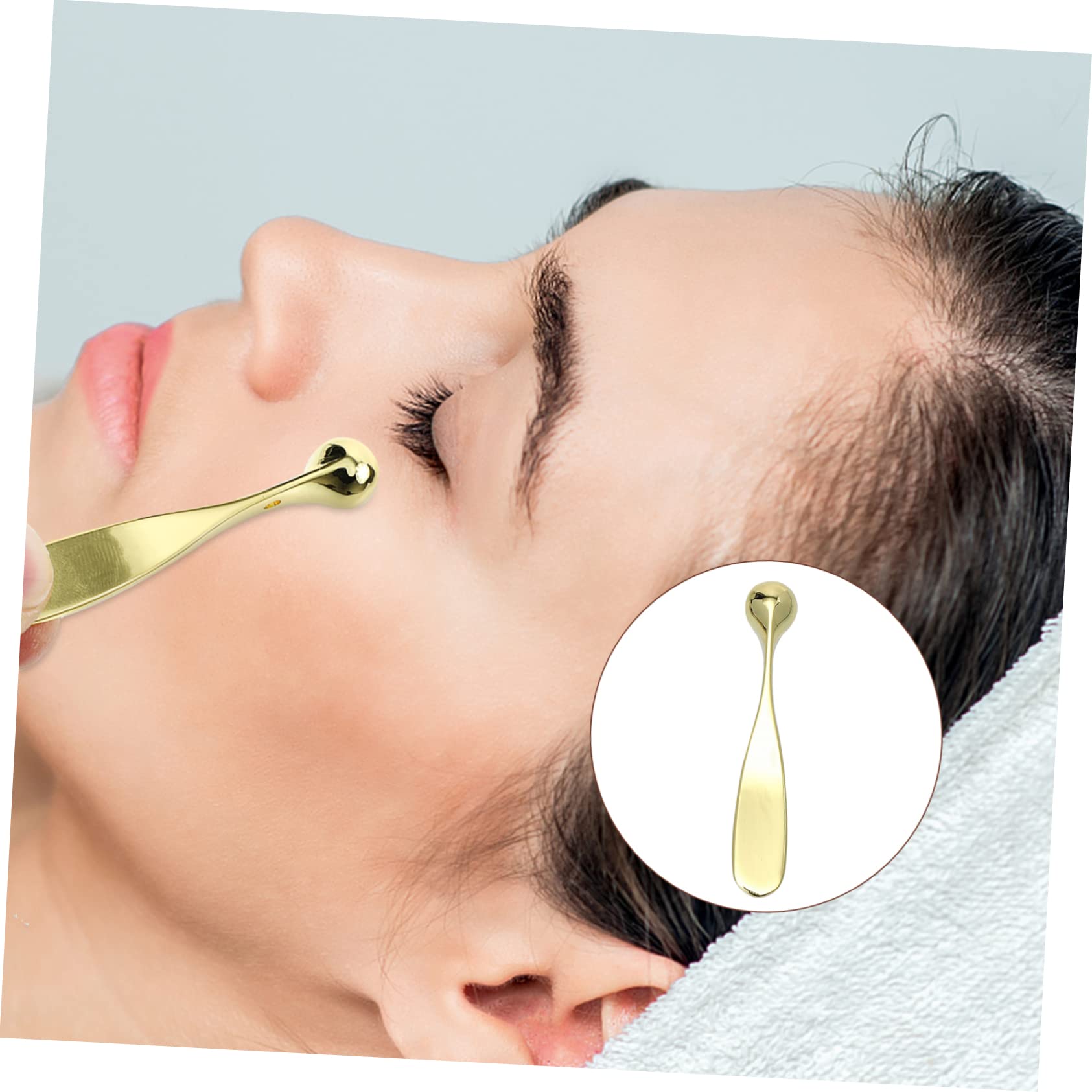 3pcs Eye Cream Applicator Stick - Reusable Makeup Spatula for Under Eye Cream & Serum Application - Perfect for Travel, Home Skincare Routine & Professional Salon Use