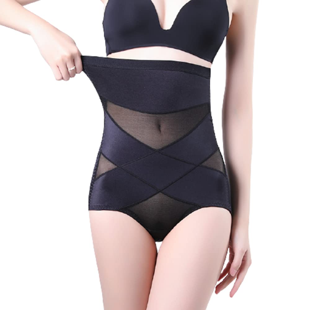 Best Women's Cross Compression Abs Shaping Pants - Double Tummy Control Waist Trainer & Body Shaper - High Waisted Shapewear for Workout, Postpartum & Everyday Wear