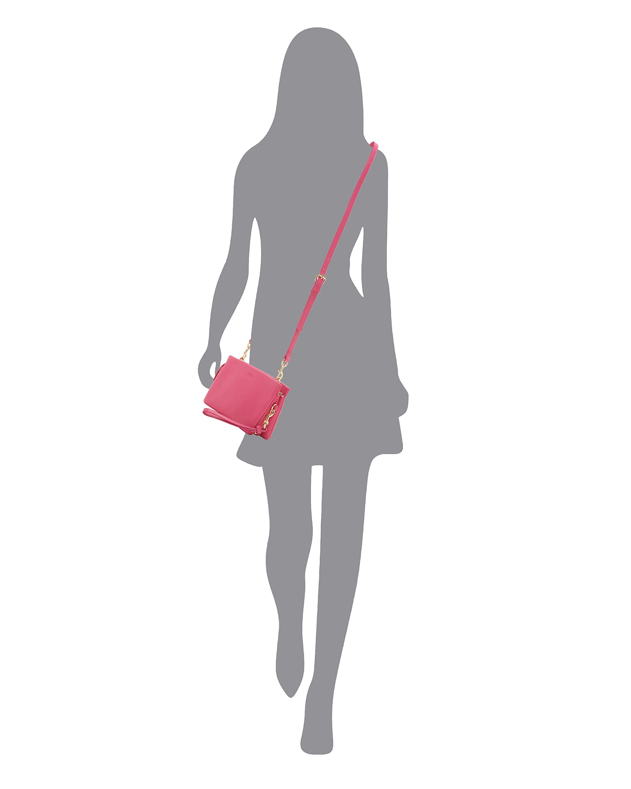 Vince Camuto Cami Crossbody Bag in Festival Fuchsia - Stylish Shoulder Purse for Women, Perfect for Parties, Travel & Everyday Use
