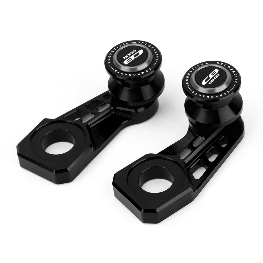 Honda CB650R (2019-2023) & Neo Sports Café (2019-2020) Motorcycle Swingarm Spools - Black Frame Sliders for Rear Stand & Protection - Durable CB 650R Accessories - Perfect for Garage Maintenance & Bike Storage