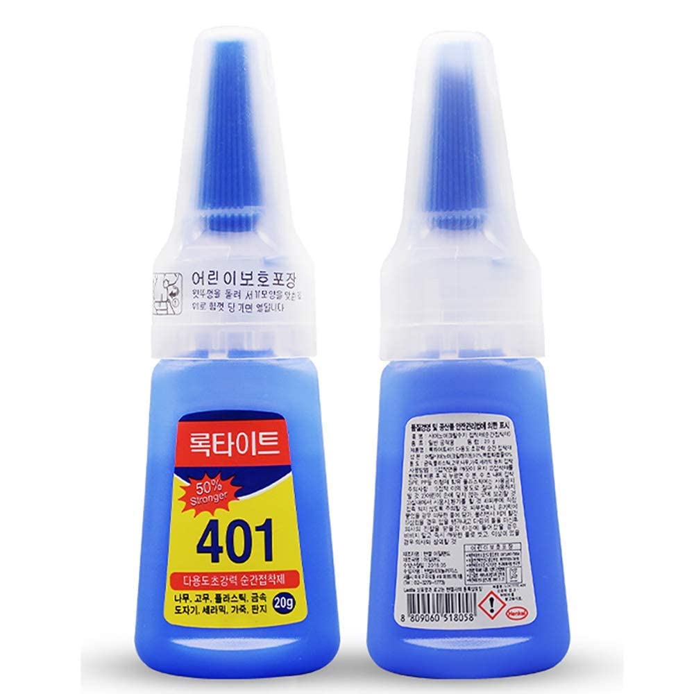Khelni Extra Strong Nail Glue for Press On & Acrylic Nails - 401 Waterproof Adhesive for Fake Nails - Long Lasting Bond - Perfect for Salon, Home Manicures & Special Occasions