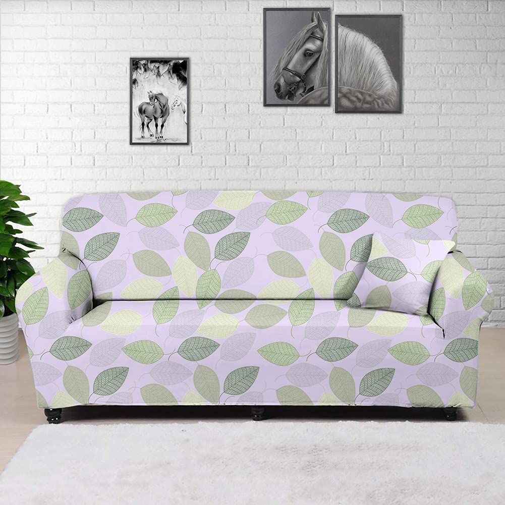 Elastic Spandex Sofa Slipcover for 3-Cushion Couch - Stretchable L-Shaped Sectional Couch Cover - Durable Furniture Protector for Pets, Kids & Living Room - Fits 1/2/3/4-Seater Sofas - Perfect for Home Decor, Pet Protection & Daily Use