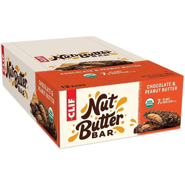 Clif Bar Nut Butter Filled Energy Bars - Organic Protein Snack for Hiking, Running & Outdoor Activities - Gluten Free & Non-GMO - 12 Pack (Variety Flavors) - Perfect for On-The-Go Nutrition & Workout Fuel