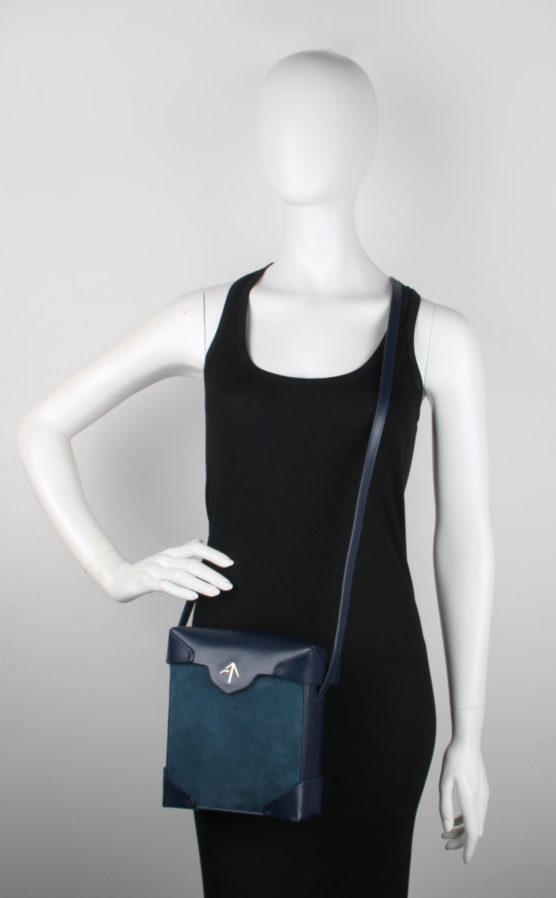 Premium Mini Suede Crossbody Bag in Pavone/Navy - Stylish & Compact Purse for Women, Perfect for Date Night, Travel & Everyday Use