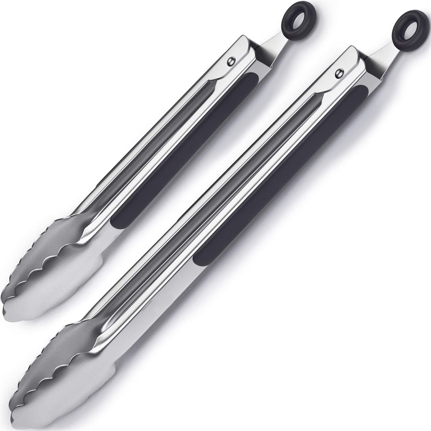 Premium Stainless Steel Grill Tongs Set of 2 - 16