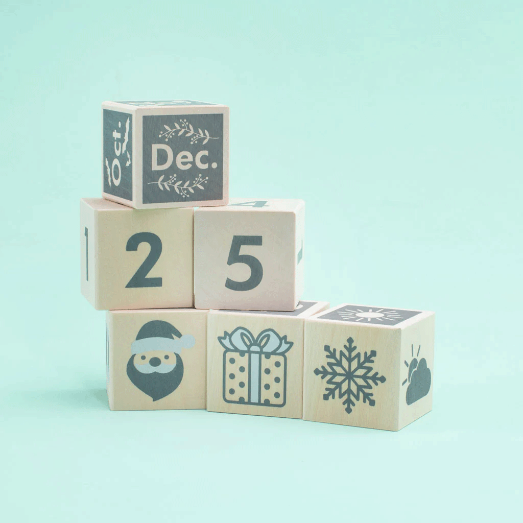 Uncle Goose Perpetual Block Calendar - Wooden Educational Toy for Kids & Adults | Perfect for Home, Office & Classroom Learning Activities