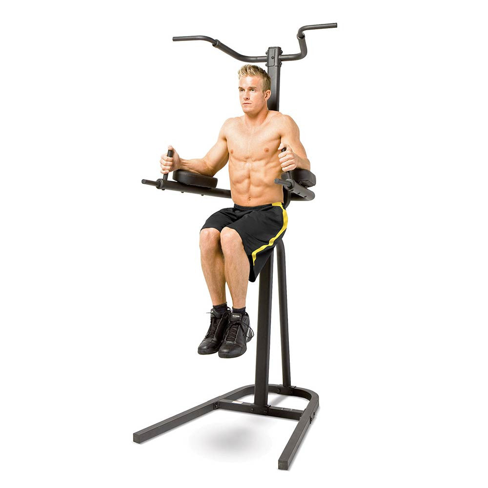 Marcy TC 1800 Power Tower - Adjustable Dip Station, Chin Up & Pull Up Bar for Home Gym Strength Training | Perfect for Full-Body Workouts & Calisthenics