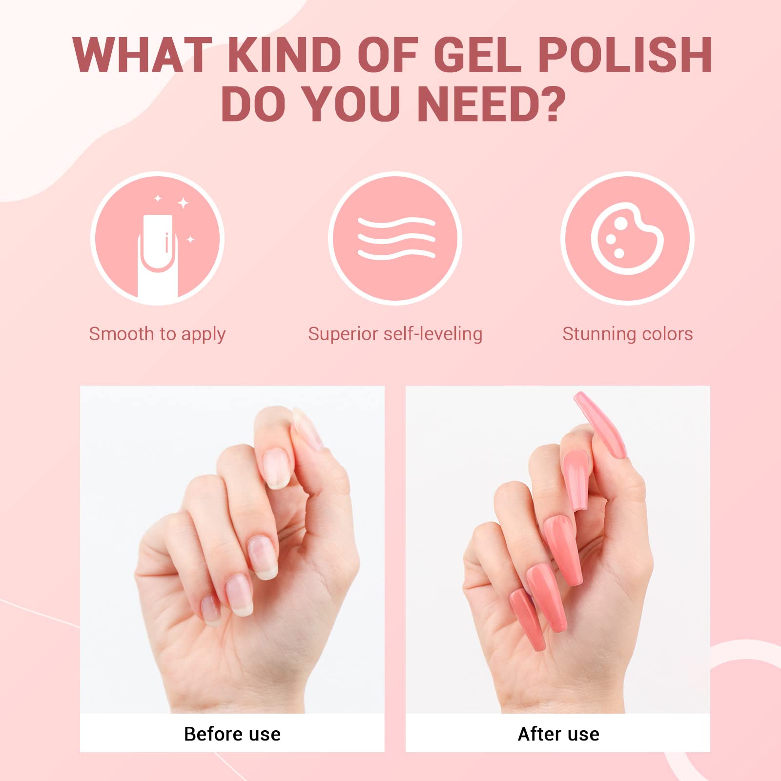 SAVILAND 36PCS Gel Nail Polish Kit - 30 Colors Glitter Gel Polish Set with Base, Top Coat & Matte Finish | DIY Manicure Kit for Women | Perfect for Home Nail Art & Salon Quality Results