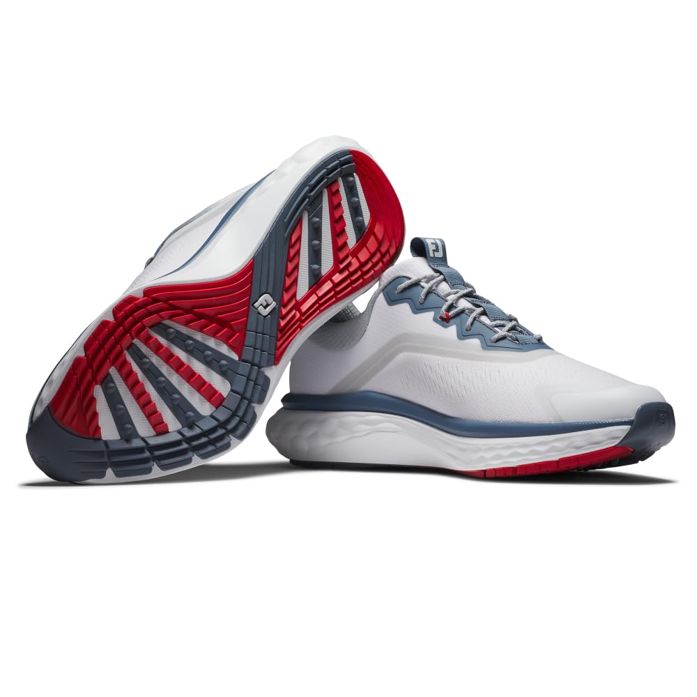 FootJoy Men's Fj Quantum Golf Shoes - Waterproof & Comfortable Spiked Golf Shoes for Men - Perfect for Golf Course & Outdoor Sports