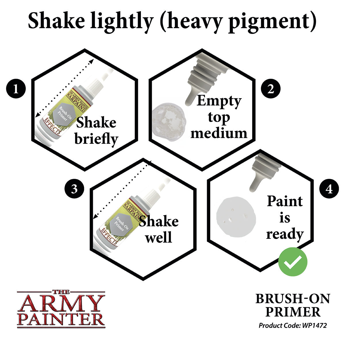 Warpaints Effects Brush On Primer - Miniature & Model Painting Base Coat for Warhammer, D&D, and Tabletop Gaming - Smooth Finish & Enhanced Paint Adhesion