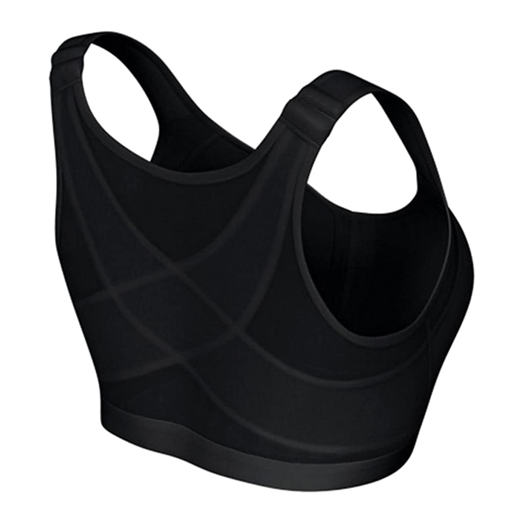 VALINK Women's Wireless Posture Support Sports Bra - Breathable Front Closure Yoga Bra for Running, Gym & Workouts - Comfortable Workout Underwear for Active Lifestyles