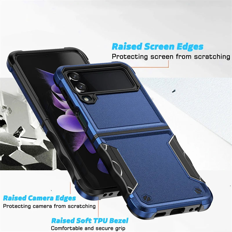 Military Grade Shockproof Case for Samsung Galaxy Z Flip 6 - Rugged Armor Protection for Outdoor, Sports & Daily Use