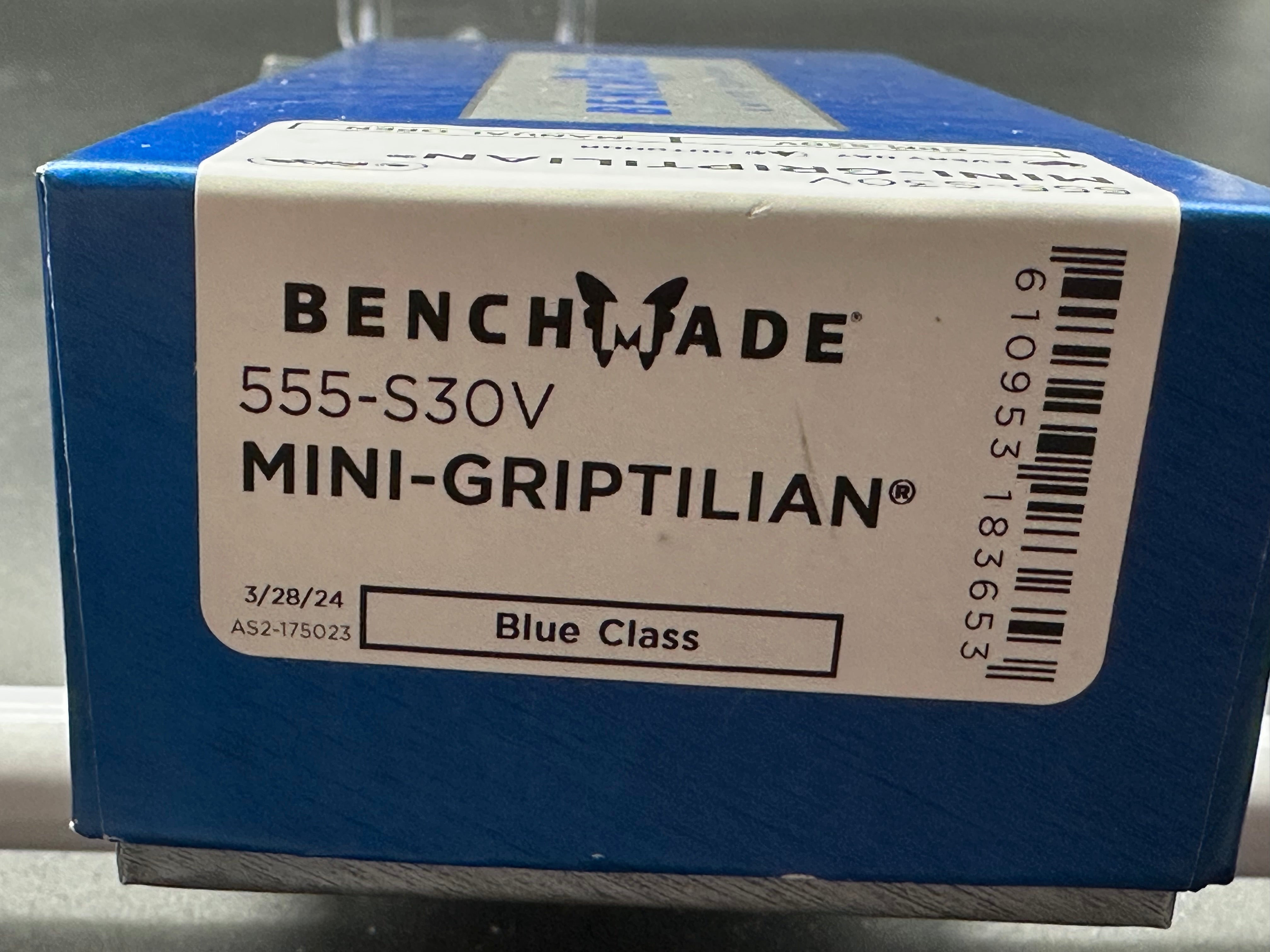Benchmade Mini Griptilian Folding Knife - 2.91