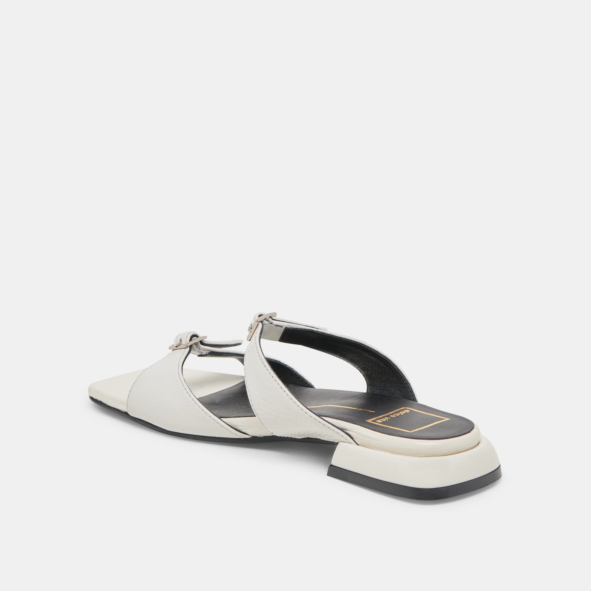 Lavern Sandals Off White Crinkle Patent - Stylish & Comfortable Women's Summer Shoes for Beach, Pool, and Casual Outings