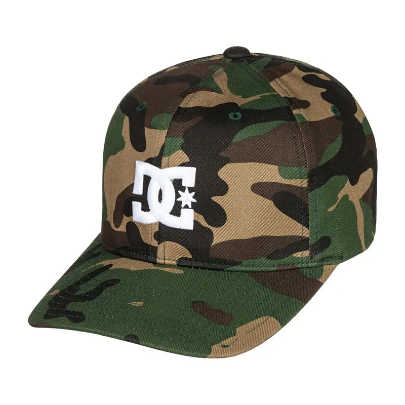 DC Star 2 Camo Baseball Cap - Adjustable Snapback Hat for Men & Women - Casual Streetwear Fashion Accessory for Outdoor Sports, Hiking, and Daily Wear