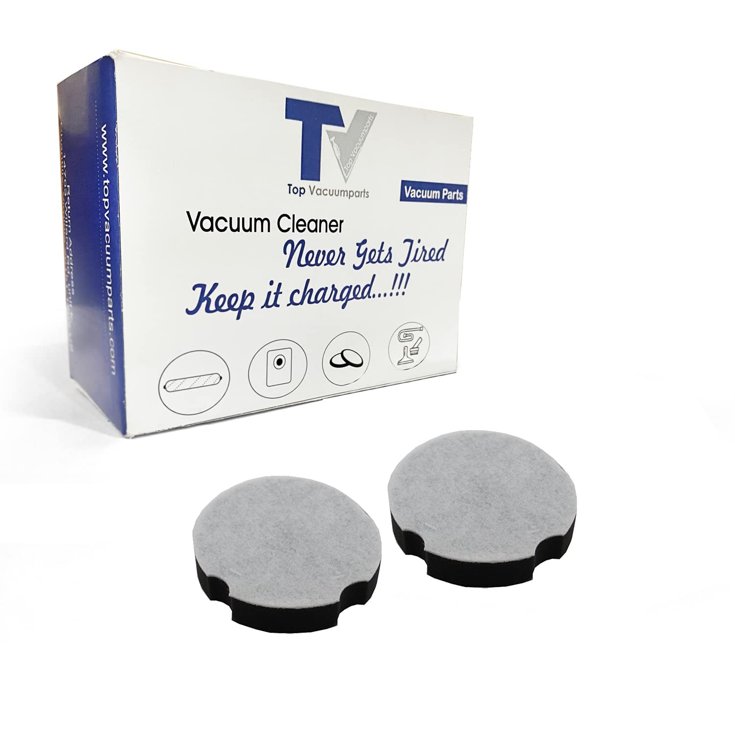 Bissell 1520, 2112 Vacuum Filter 2-Pack - Replacement for PowerForce Cleaners | Home Cleaning Essentials