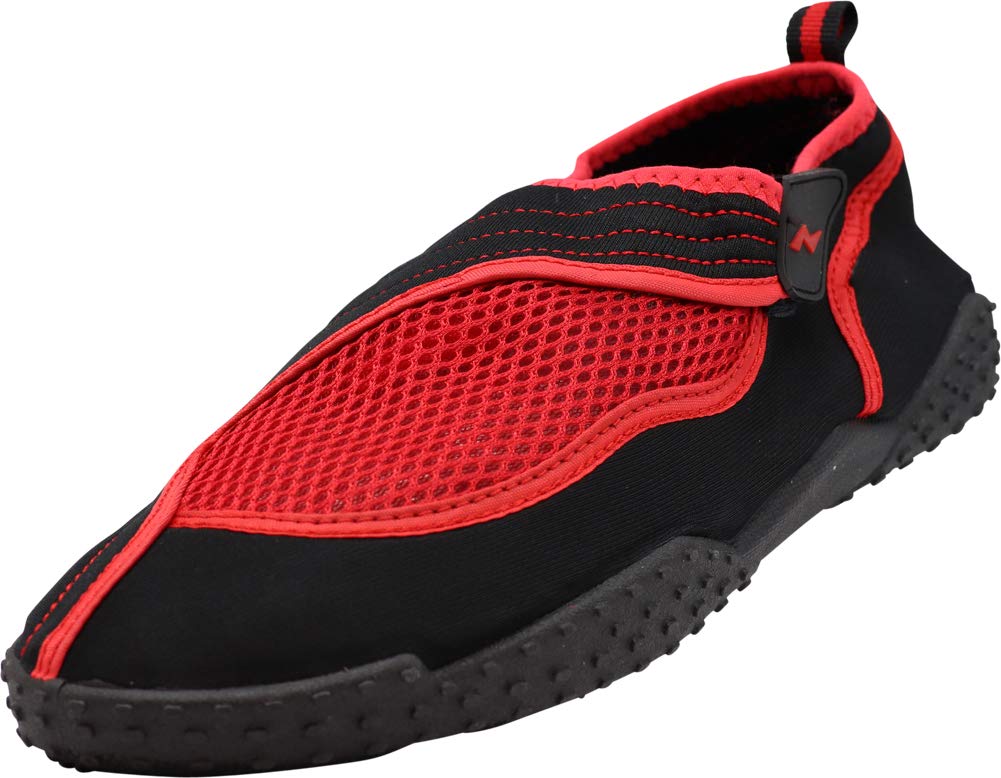 NORTY Wave Aqua Sock Water Shoes for Men - Quick-Dry Swim & Beach Shoes with Non-Slip Sole - Lightweight Water Socks for Swimming, Surfing, Kayaking & Beach Activities