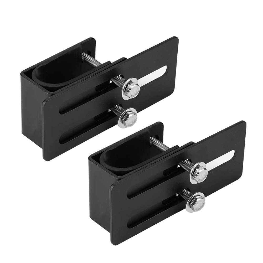 KIMISS Universal LED Light Bar Mounting Brackets - Non-Slip Driving Light Clips for SUV, Off-Road Vehicles with Luggage Racks | Perfect for Night Driving, Camping & Outdoor Adventures