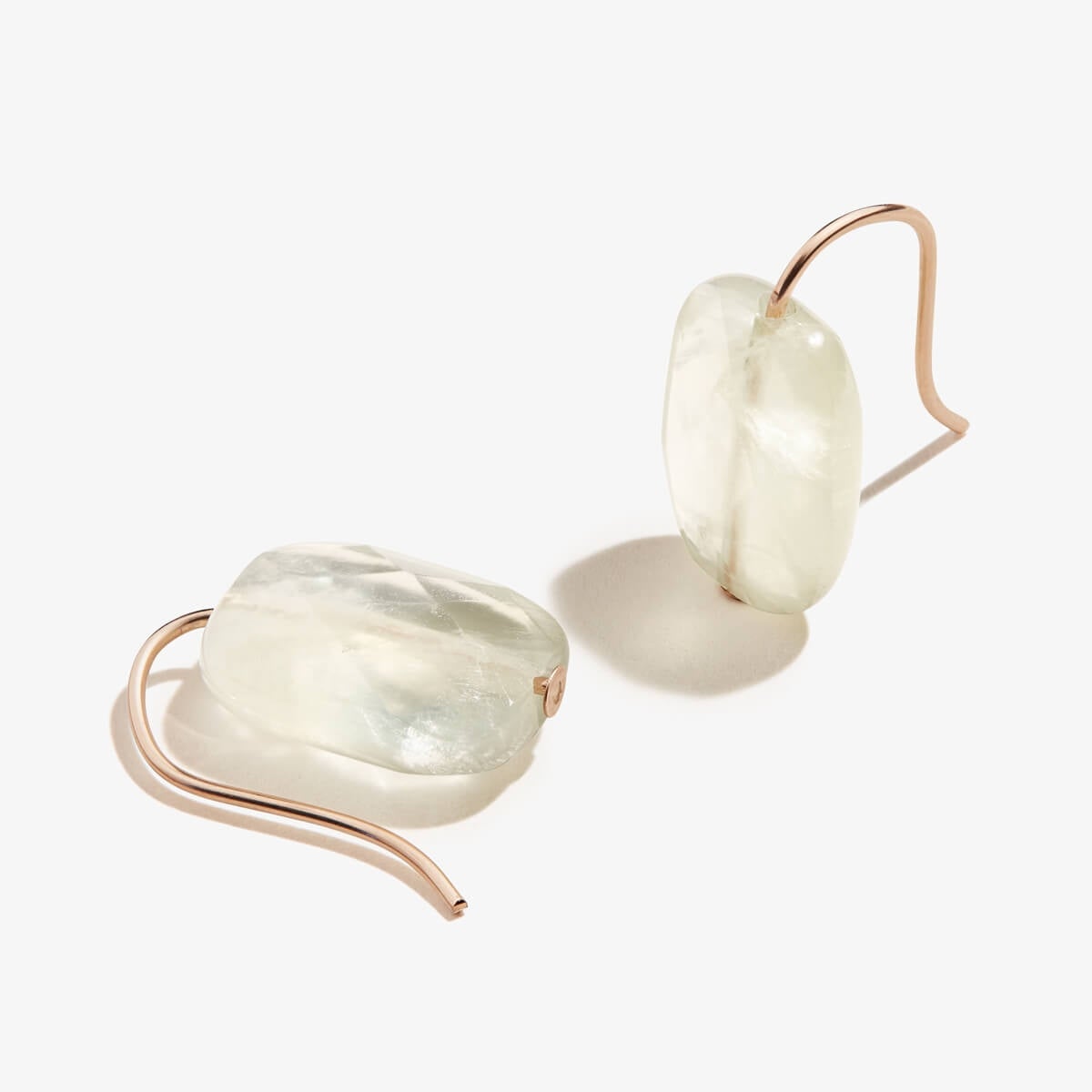 Green Quartz Gemstone Drop Earrings for Women - Natural Healing Crystal Jewelry - Perfect for Parties, Weddings & Everyday Wear