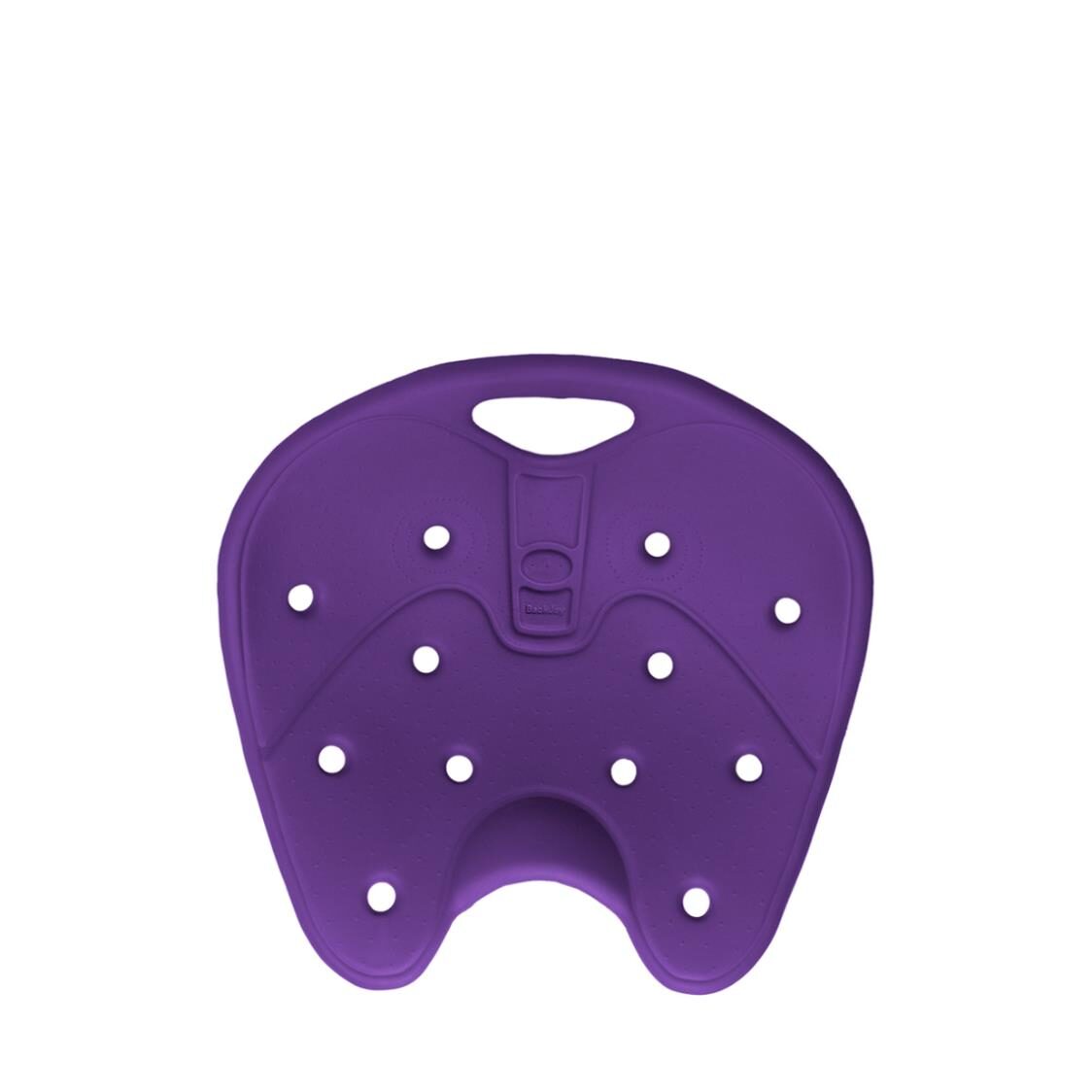 Backjoy SitSmart Posture Plus Core Support Cushion - Violet | Ergonomic Seat Cushion for Office Chairs, Car Seats & Home Use | Improves Posture & Reduces Back Pain