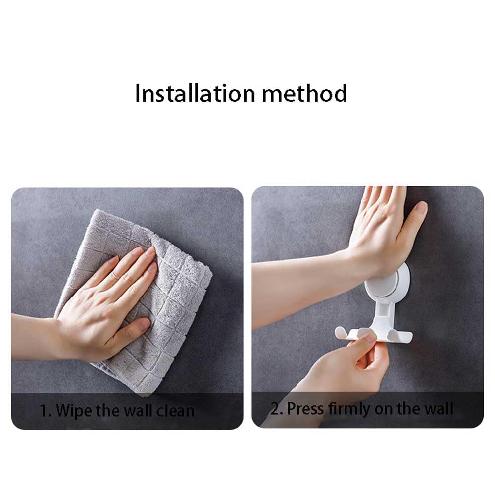 NIXNUT Shaver Rack with Suction Cup - Wall Mounted Razor Holder for Bathroom, Plastic Razor Organizer for Shavers, Towels & Bathroom Supplies - Perfect for Small Space Organization in Showers, Sinks & Vanities