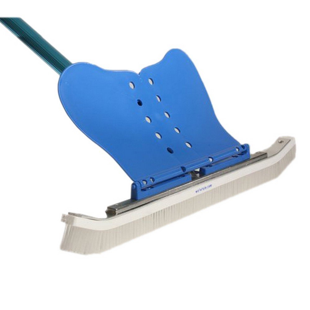 Wall Whale Nylon Pool Brush - 24 Inch Heavy Duty Swimming Pool Cleaner for Inground & Above Ground Pools - Perfect for Tile, Vinyl & Fiberglass Surfaces