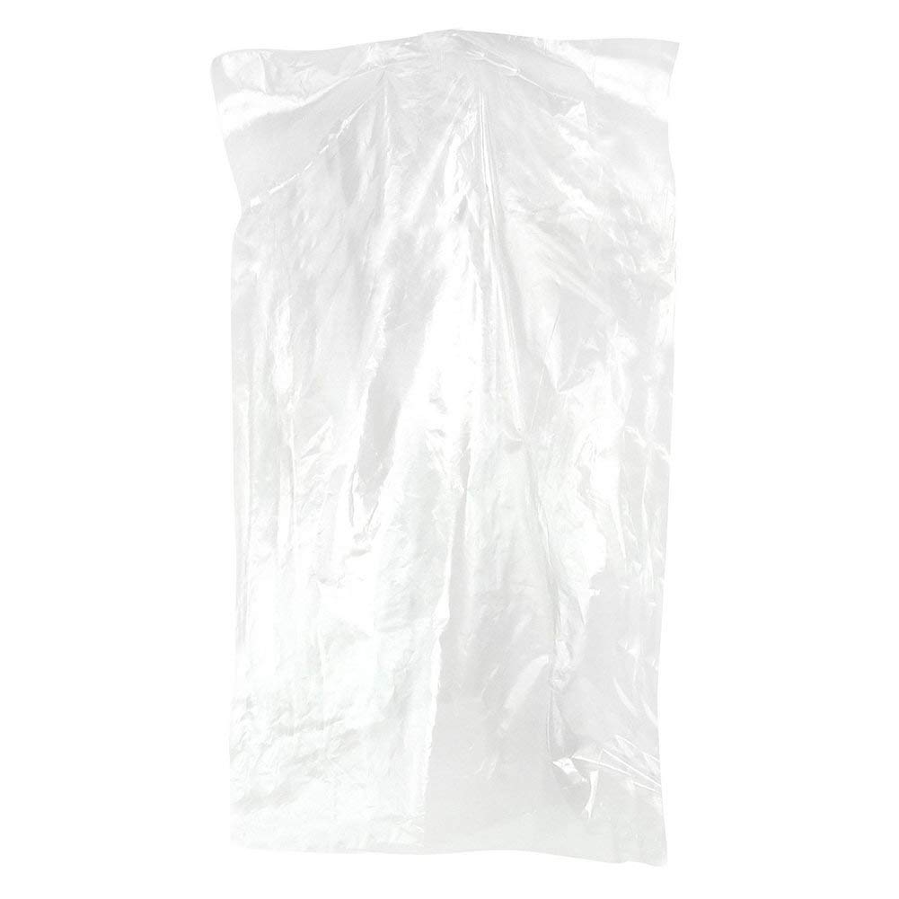 50 Pack Clear Garment Bags for Suits, Dresses & Clothing Storage - 60x90cm Transparent Wardrobe Protector - Perfect for Travel, Dry Cleaning & Closet Organization