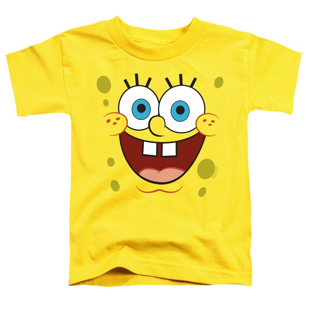 Spongebob Goofy Smiles Collection Kids T-Shirt - Fun Cartoon Graphic Tee for Boys & Girls | Perfect for Playdates, Birthday Parties & Casual Wear