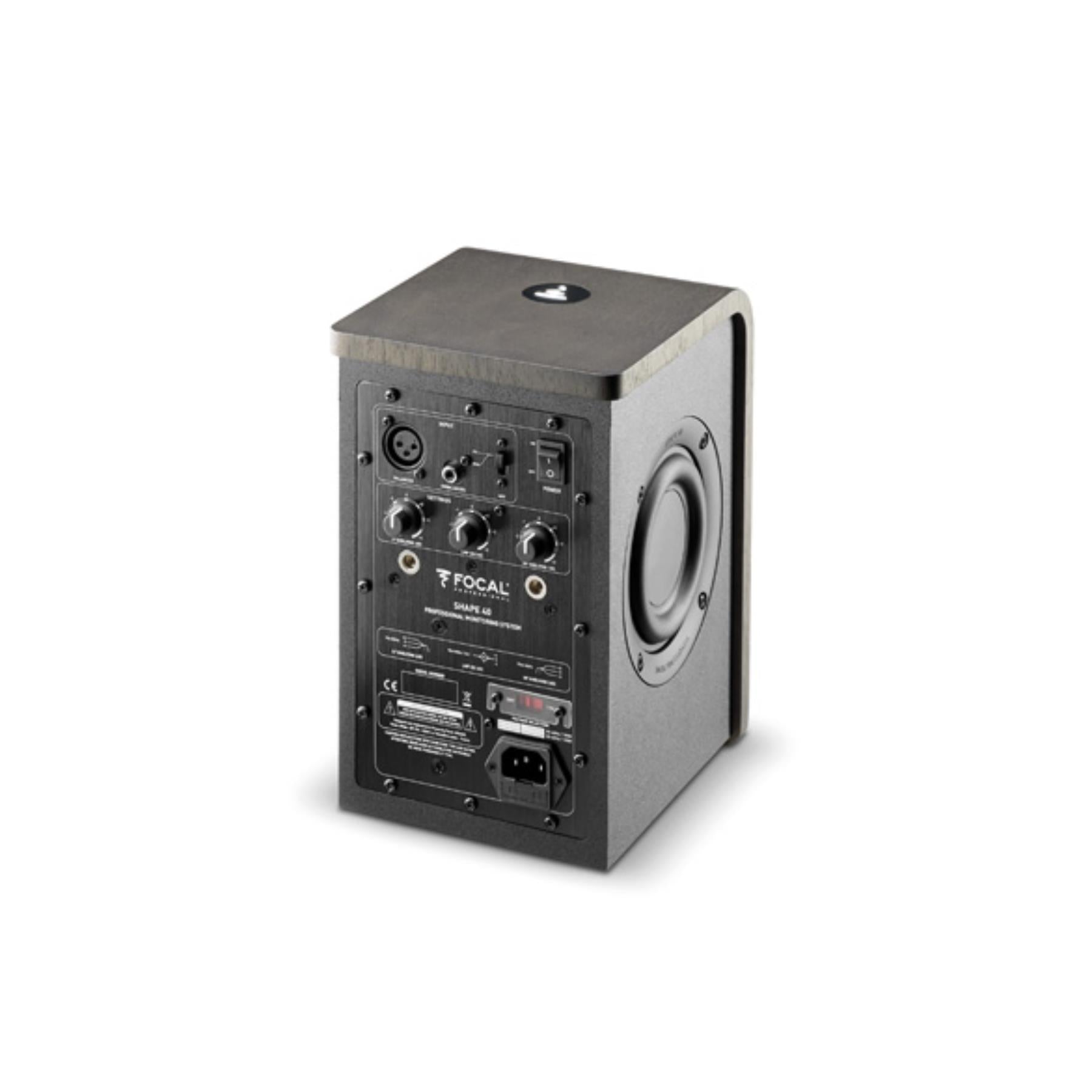 Focal Shape 40 Professional Studio Monitor Speaker - Single Unit (Pair Sold Separately) | Perfect for Music Production, Home Recording & Audio Mixing Studios
