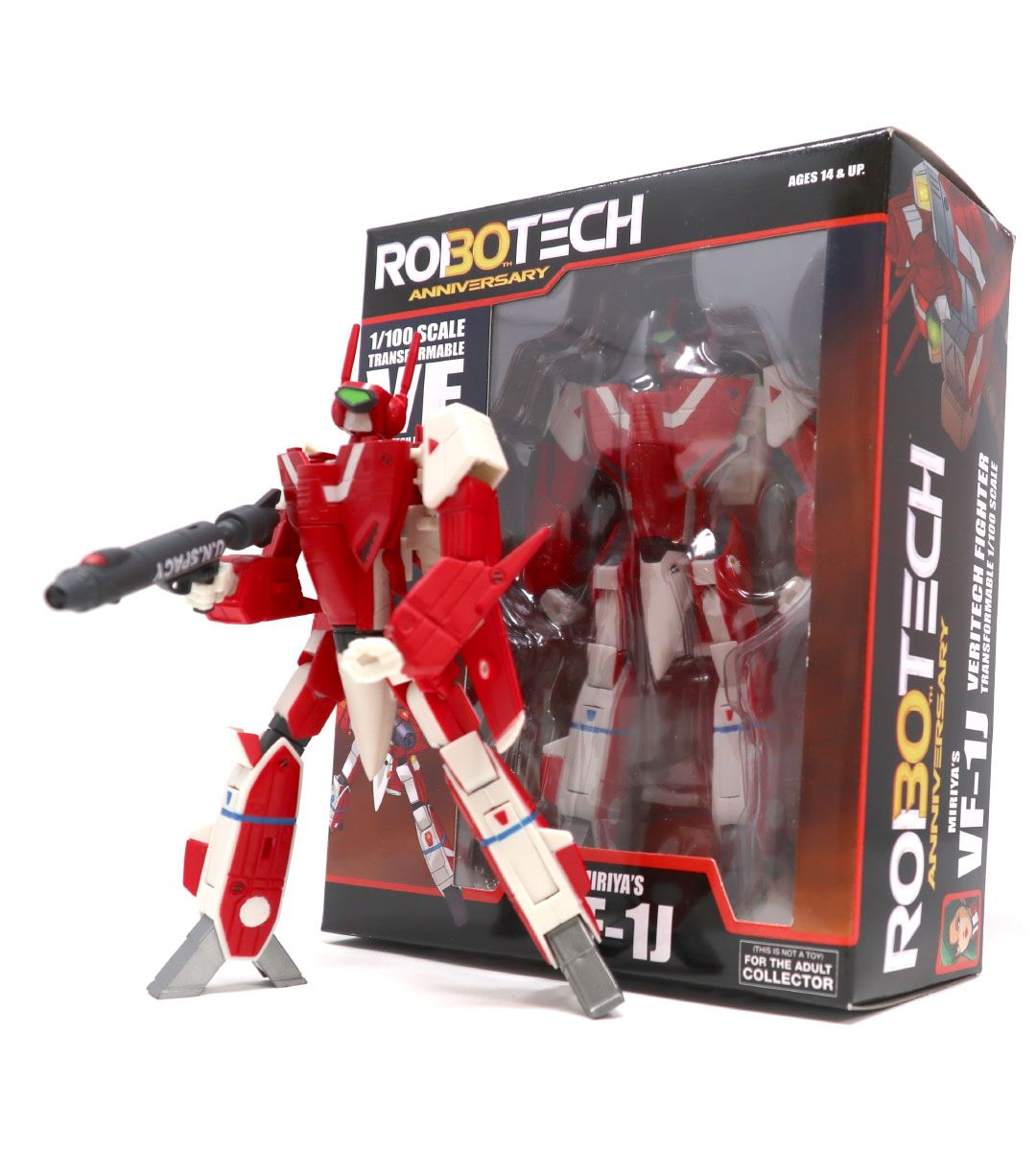 1/100 Scale Miriya's VF-1J Veritech Fighter Model Kit - Robotech Collectible Action Figure for Anime Fans - Perfect for Display, Gifting, and Cosplay Props