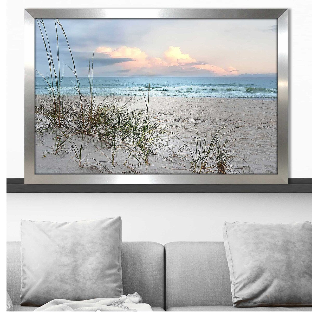 Beach Driftwood Print on Acrylic - Coastal Wall Art Decor for Living Room, Bedroom & Office - Perfect for Beach House, Nautical & Boho Style Interiors