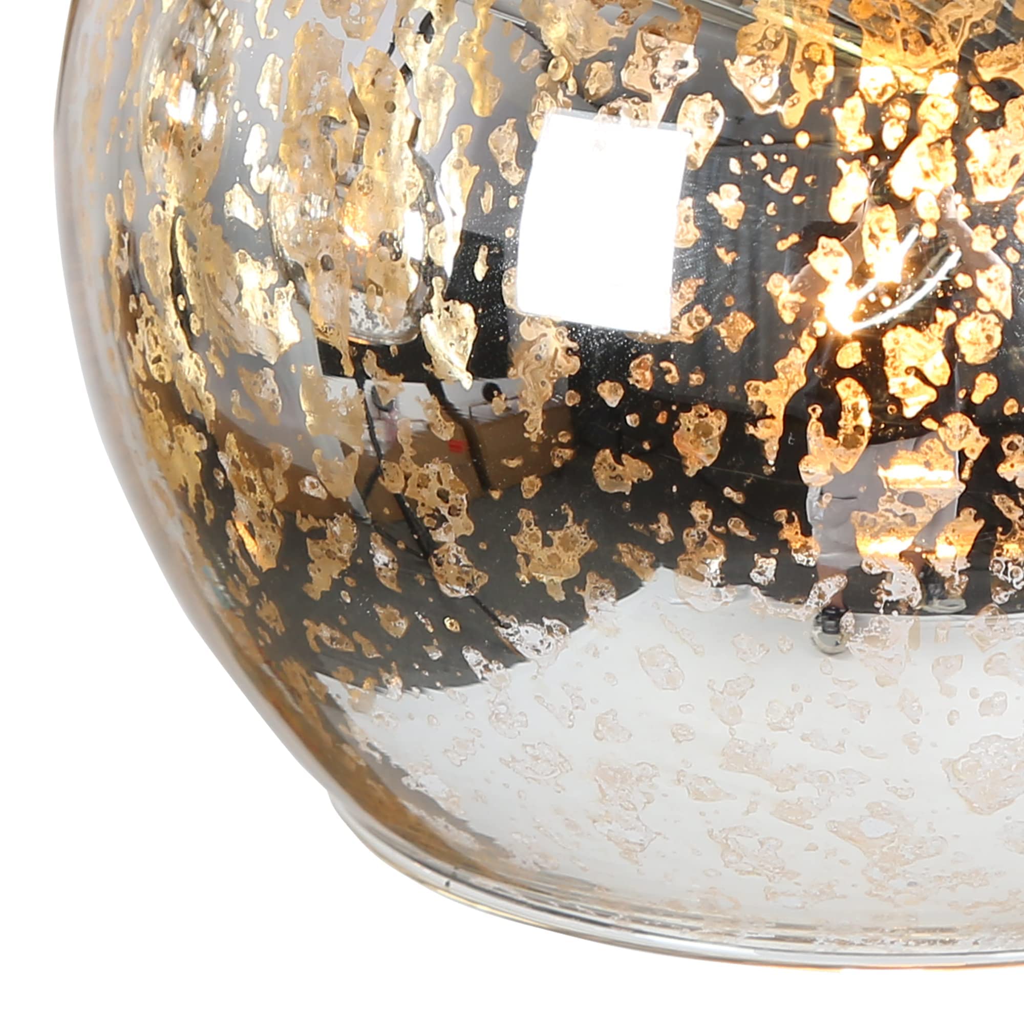 KSANA Modern Black & Gold Metal Chandelier - 27.5
