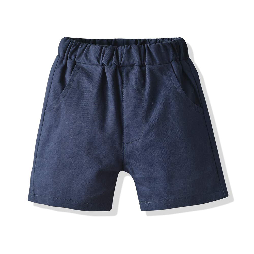 Summer Boys Clothes Set - 2 Piece Short Sleeve Shirt & Shorts Outfit for Toddlers | Casual Playwear & Beach Vacation Outfits