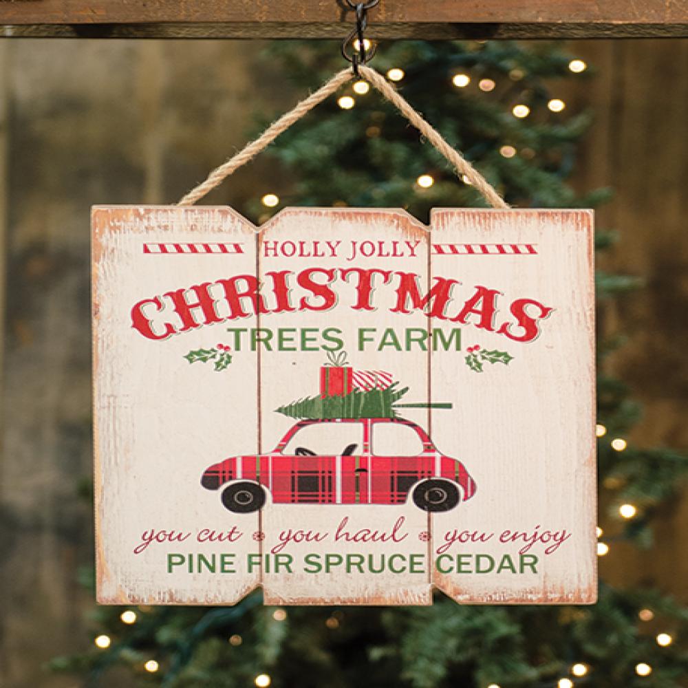Christmas Tree Farm Ornament Hanger - Decorative Holiday Hooks for Xmas Tree Decorations - Perfect for Festive Home Decor & Gift Giving