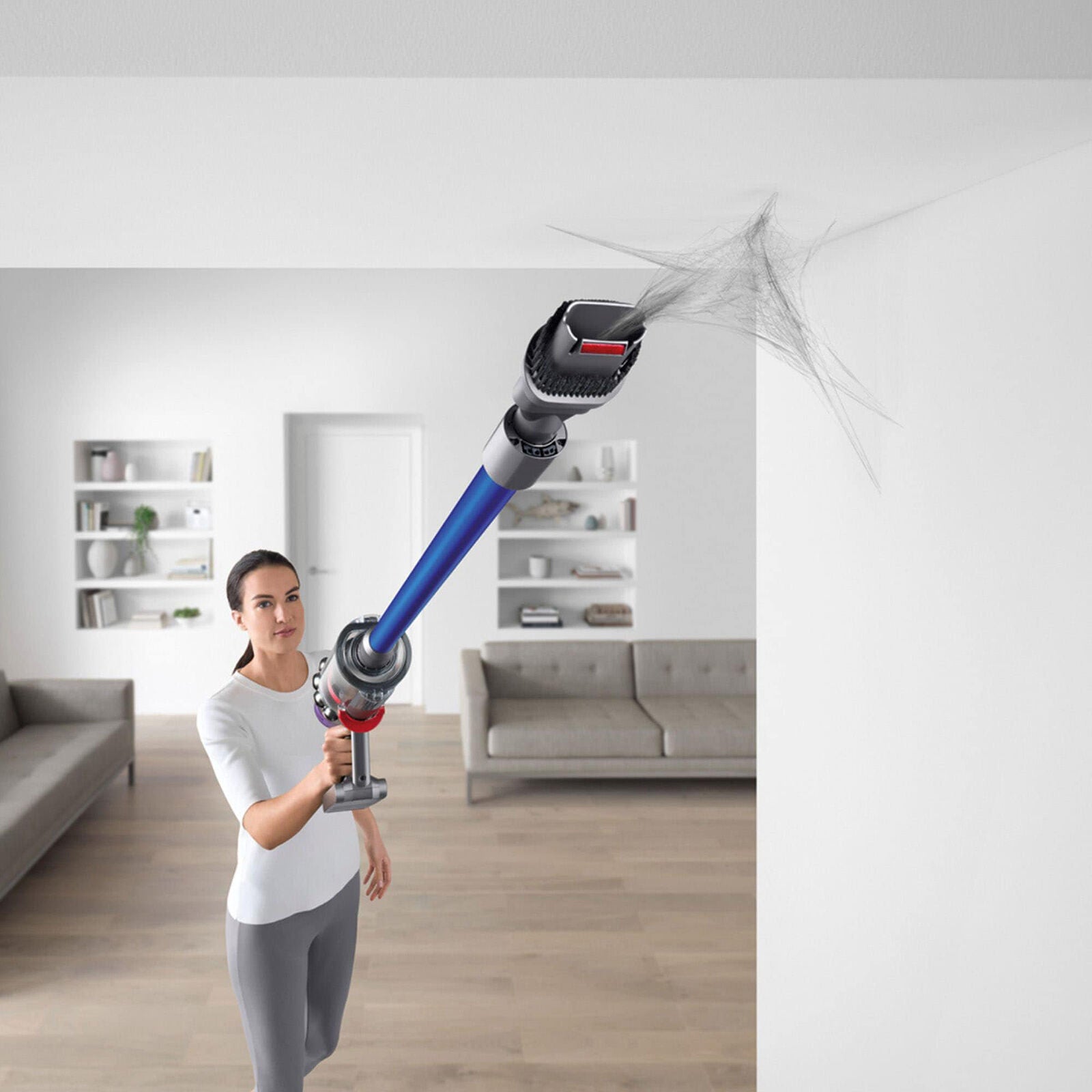 Dyson V11 Torque Drive Cordless Vacuum Cleaner - Powerful Suction, 60 Min Runtime, Blue | Ideal for Hardwood Floors, Carpets & Pet Hair Removal