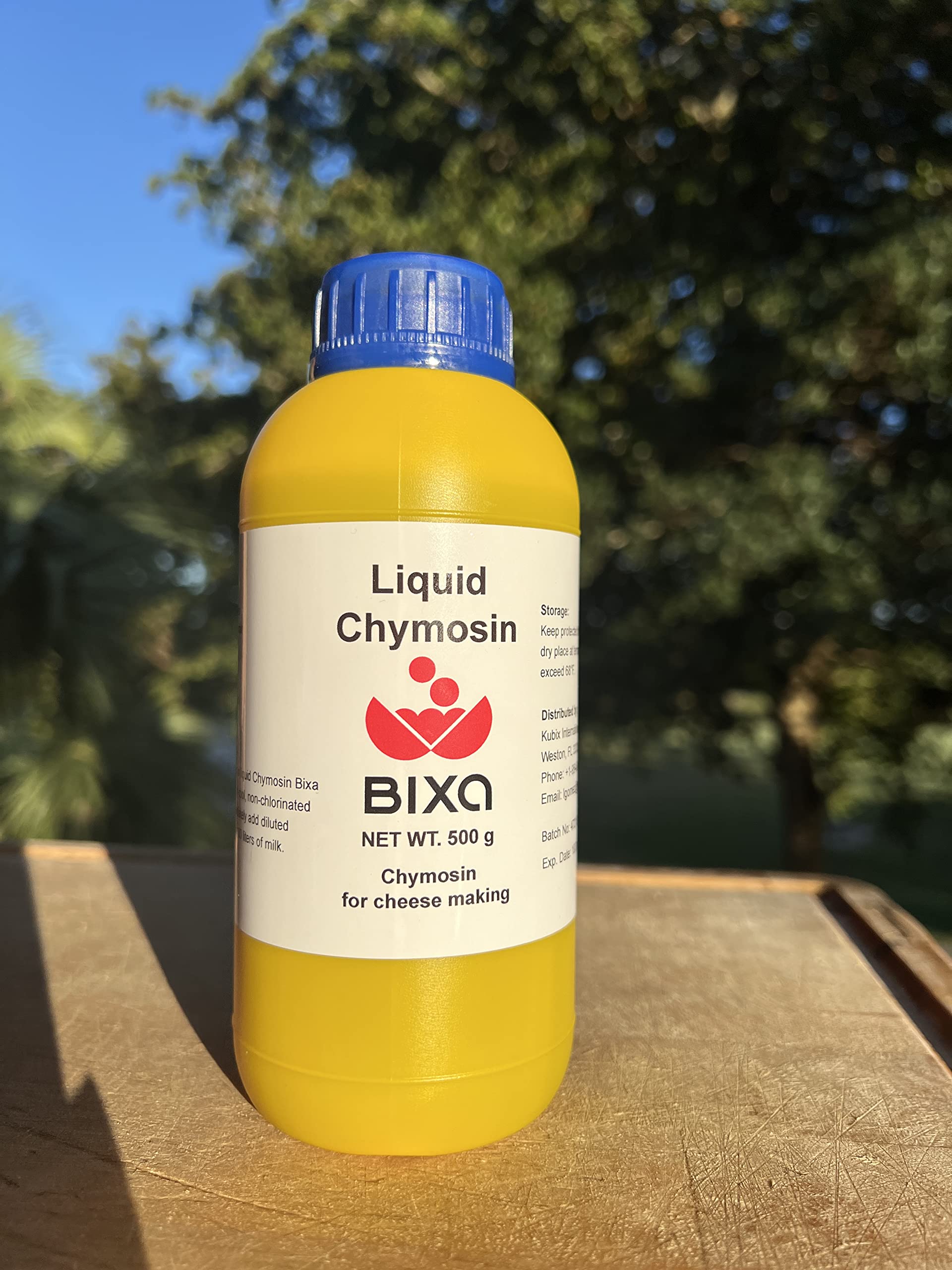 Liquid Chymosin Rennet for Cheese Making - 17 Fl oz Milk Coagulant Enzyme - Ideal for Aged Cheeses, Mozzarella & Artisan Dairy Products | Perfect for Home Cheesemaking & Professional Dairy Production