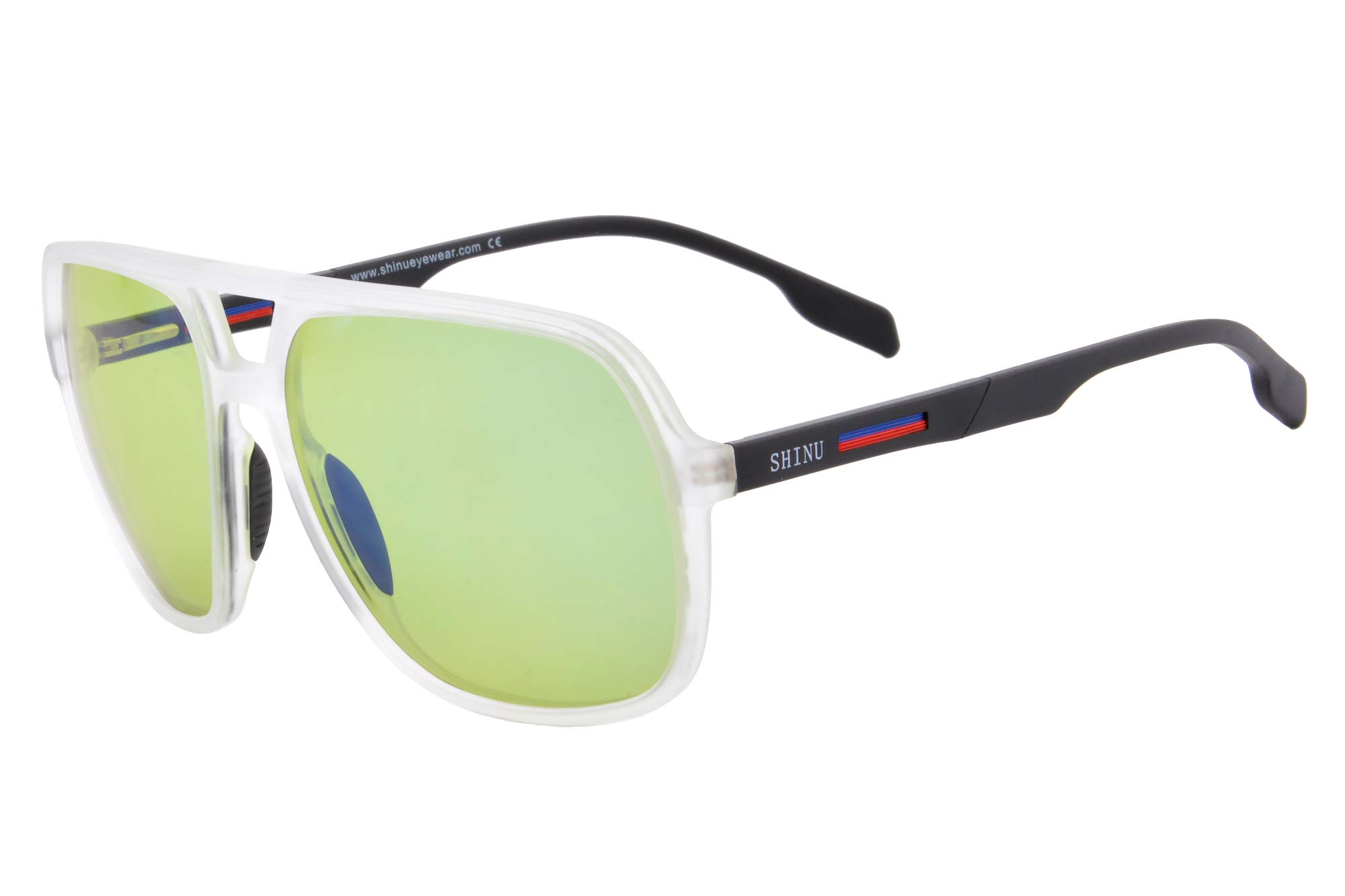 Polarized Sunglasses for Men Women - TR90 Frame UV Protection Fishing Driving Eyewear - Lightweight Comfortable Outdoor Sports Glasses for Summer, Beach, Cycling & Travel - TY2002