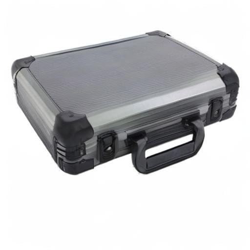 Premium Aluminum Watch Case for 18 Large Watches - Gunmetal Grey | Luxury Watch Storage & Travel Organizer | Perfect for Collectors, Jewelers & Business Travel