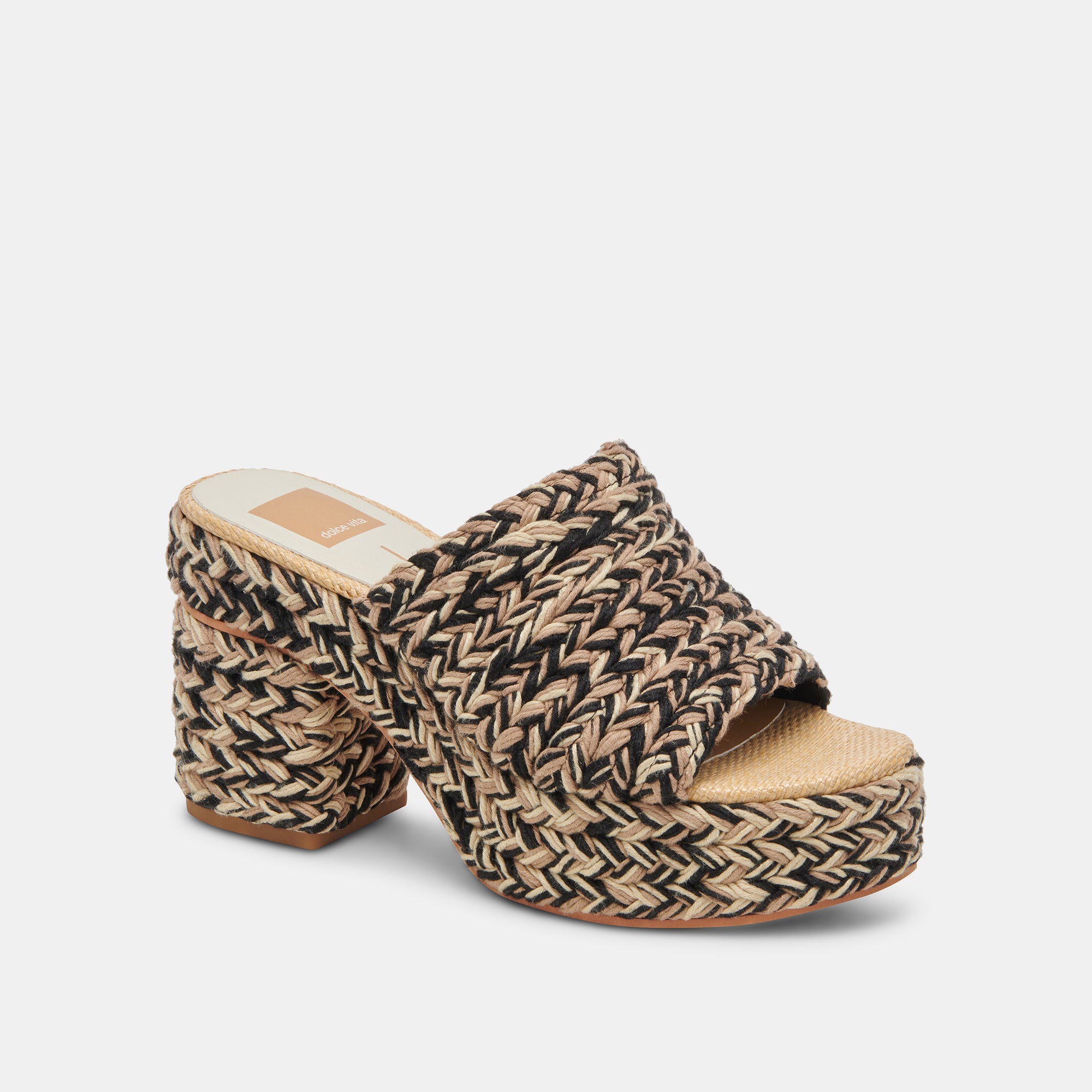 Elegant Black Woven Heels for Women - Stylish High Heel Shoes for Parties, Weddings & Evening Events