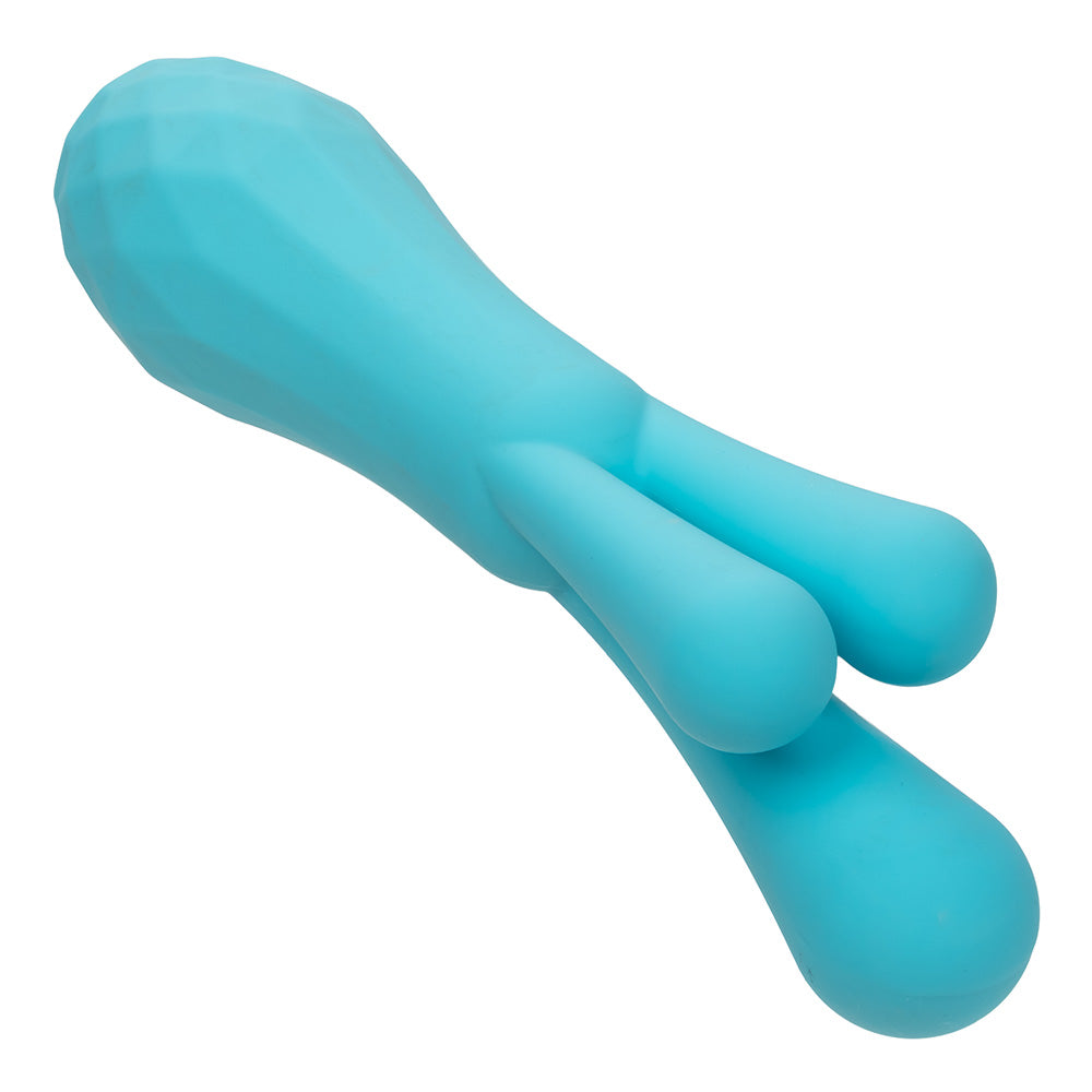 Gia Vibrating Waterproof Silicone Triple Teaser - Sensual Massager for Couples & Solo Play - Perfect for Bedroom Fun & Intimate Moments