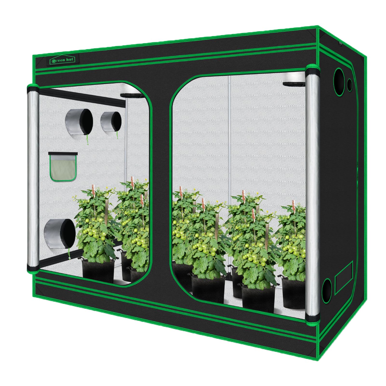 600D Mylar Hydroponic Grow Tent 96