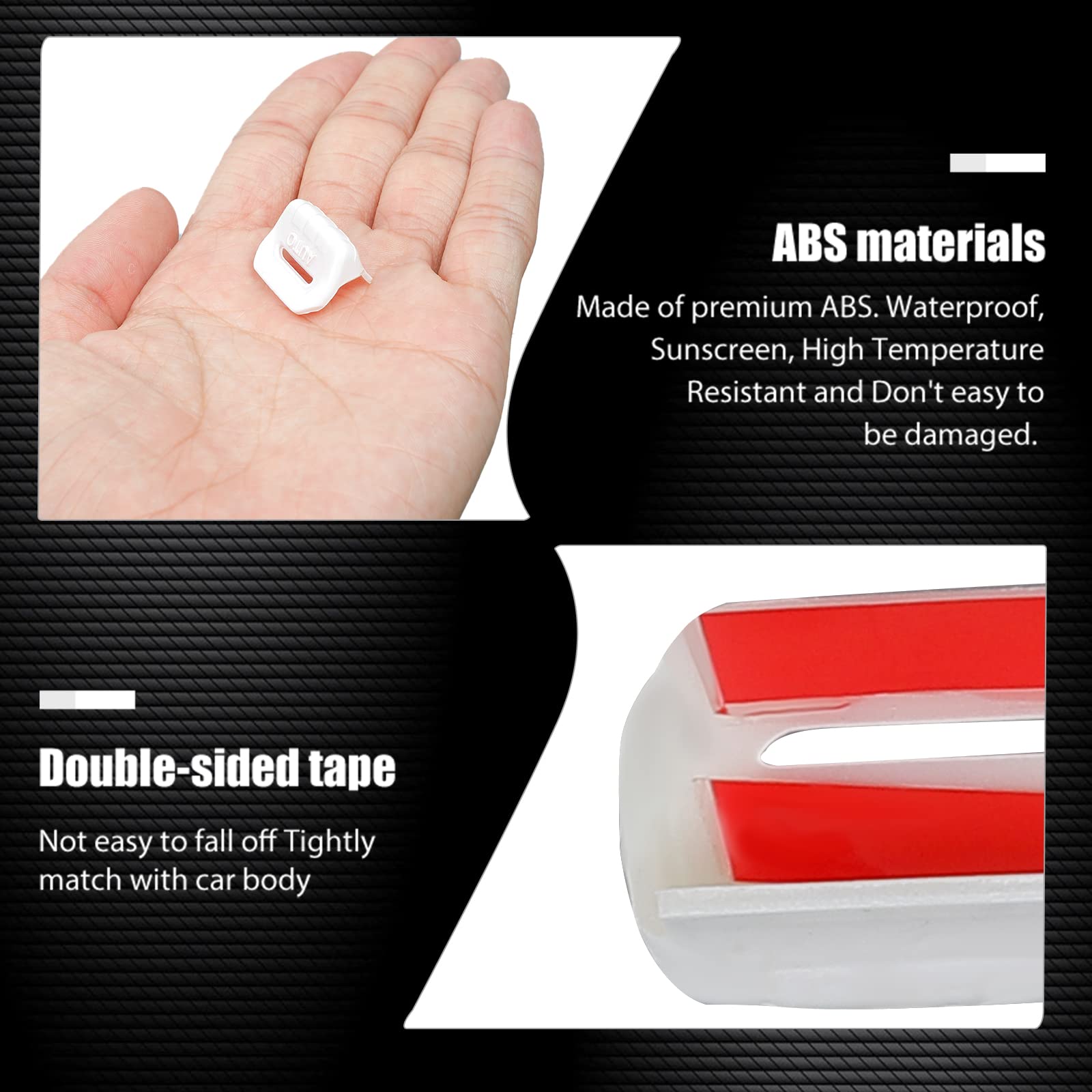 4PCS White Window Switch Button Cover Trim Interior Accessories for Jeep Wrangler JL JLU Gladiator JT 2018-2023 - Upgrade Your Ride with Stylish Protection (Perfect for Off-Roading & Daily Commute)