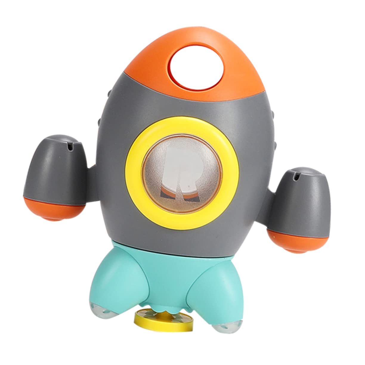 LALADEFIEE Rocket Fountain Toy - 1pc Grey ABS Water Play Toy for Kids, Bath, Beach & Shower Fun | Outdoor & Indoor Water Games for Children