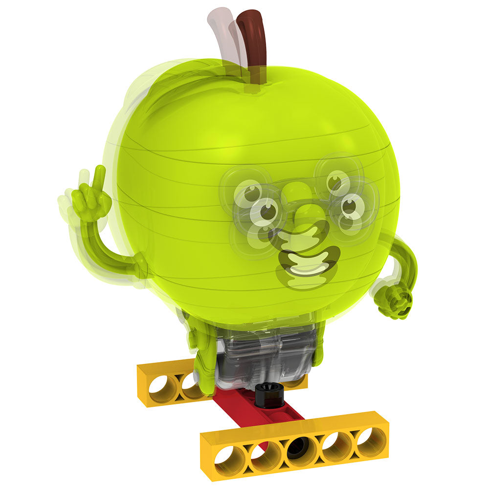Newton's Apple: Tightrope Walking Gyrobot - STEM Educational Toy for Kids, Science Experiment Kit for Balancing & Physics Learning - Perfect for Classroom, Homeschool & Science Fair Projects