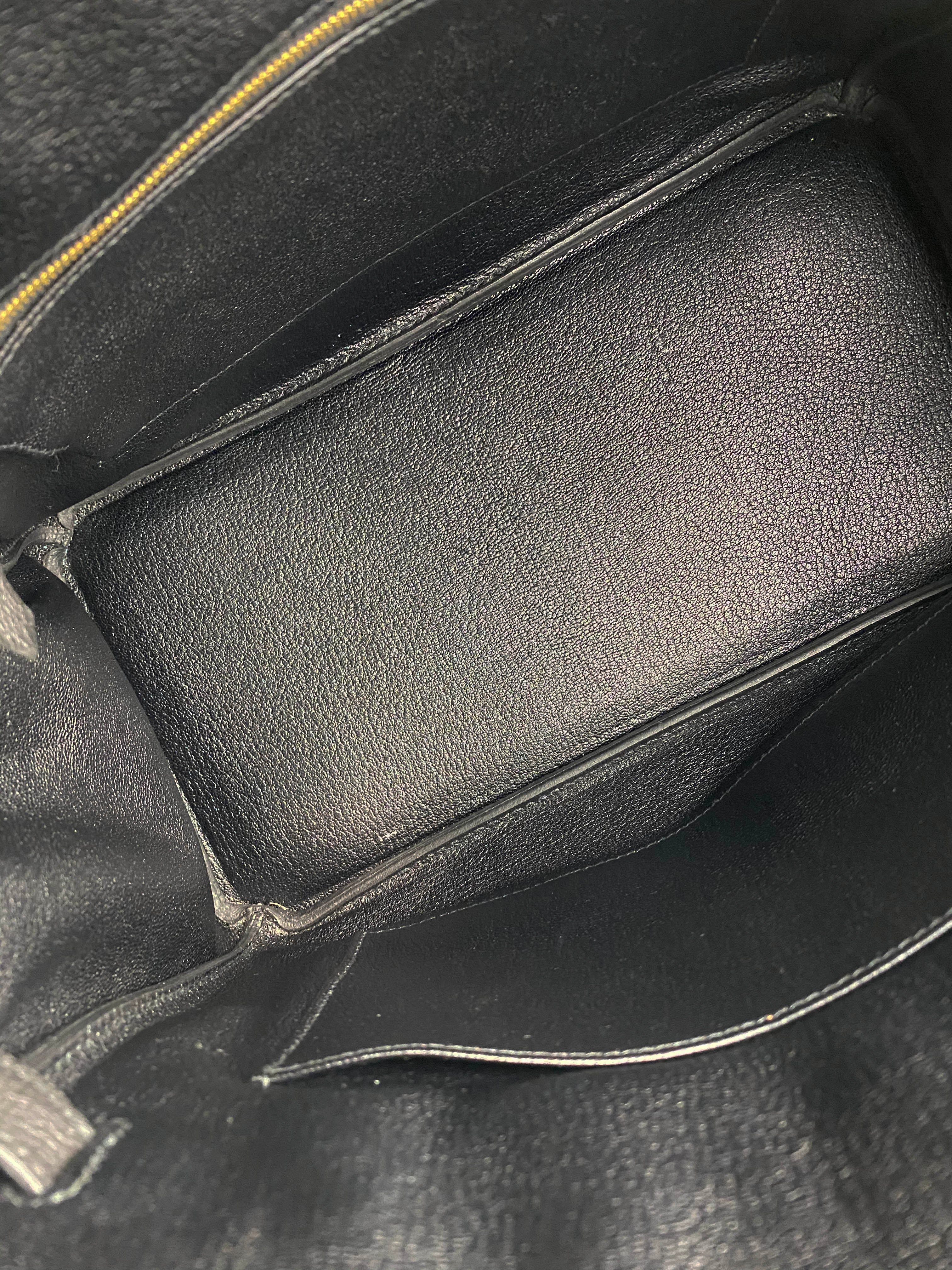Authentic Hermes Birkin 30 Black Togo Leather Handbag - Luxury Designer Tote Bag for Women, Perfect for Work, Travel & Special Occasions