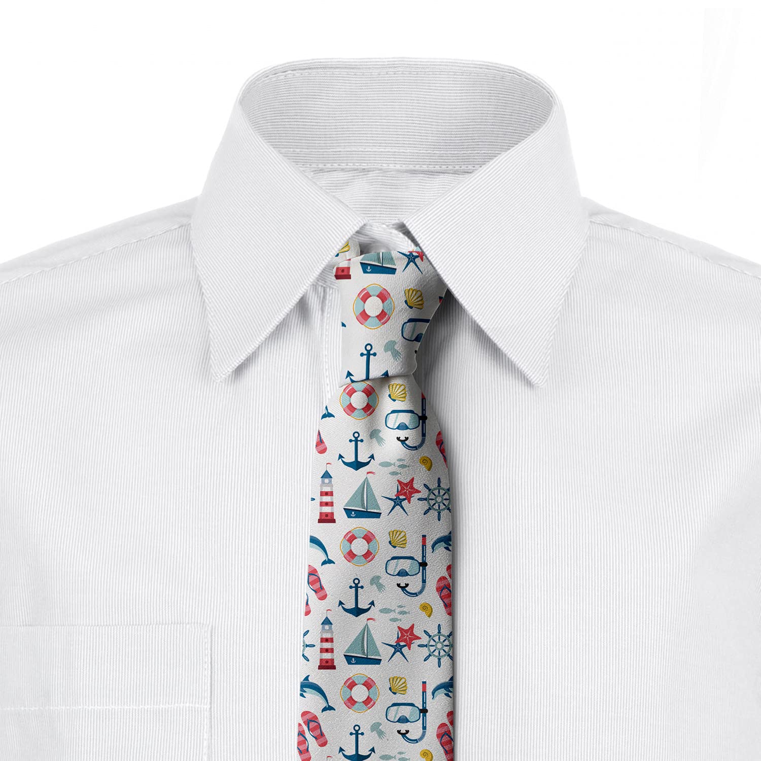 Ambesonne Men's Necktie - 3.7